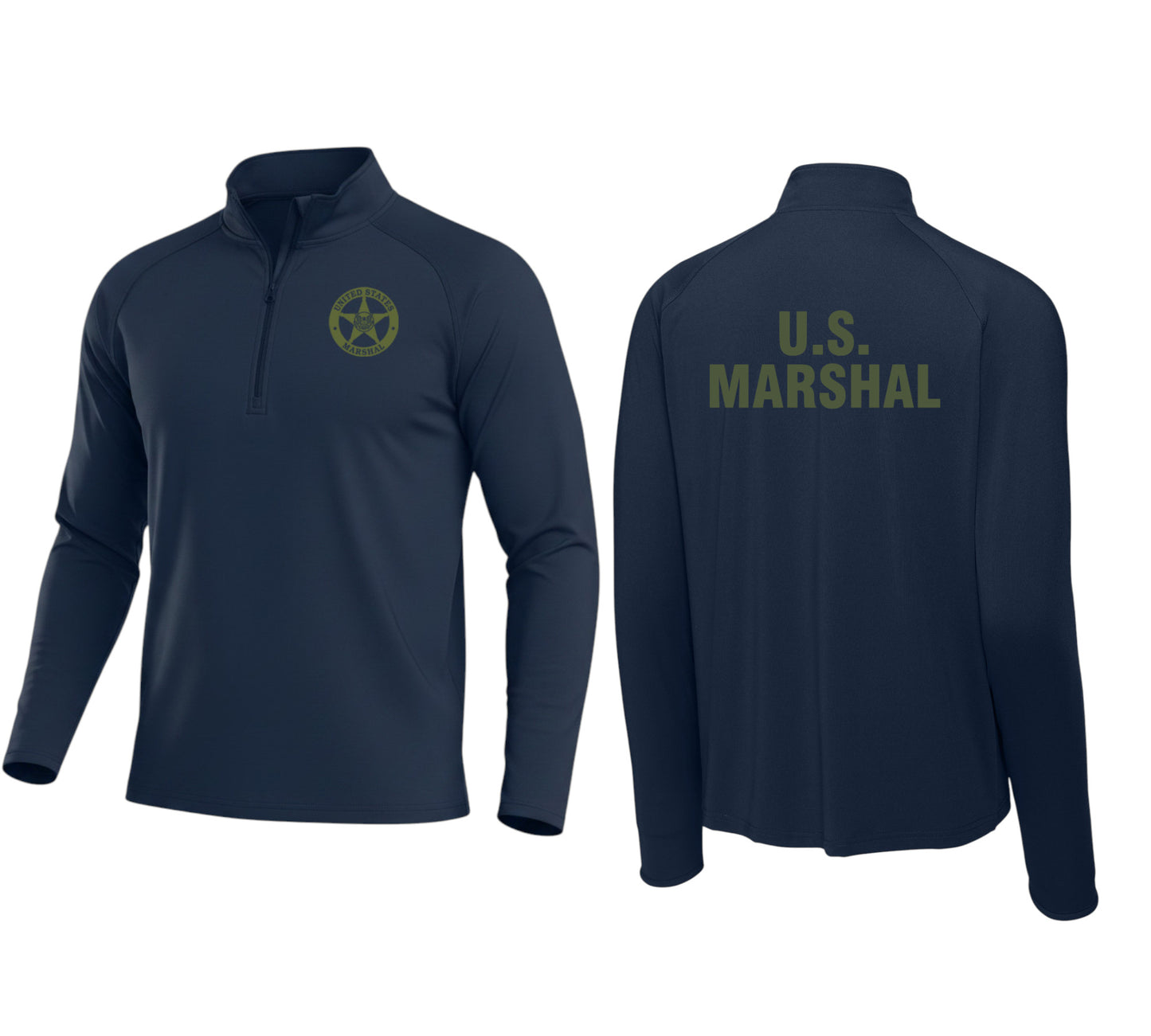 MEN'S USMS SPORT WICK STRETCH 1/2 ZIP PULLOVER-ST850 (3 colors)