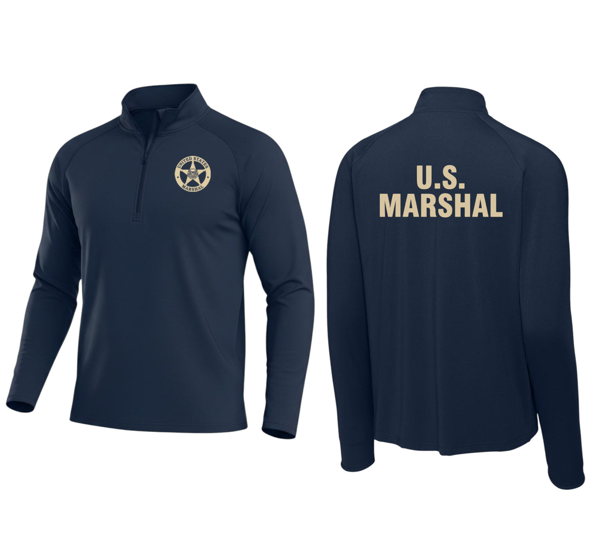 MEN'S USMS SPORT WICK STRETCH 1/2 ZIP PULLOVER-ST850 (3 colors)