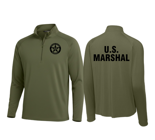 MEN'S USMS SPORT WICK STRETCH 1/2 ZIP PULLOVER-ST850 (3 colors)