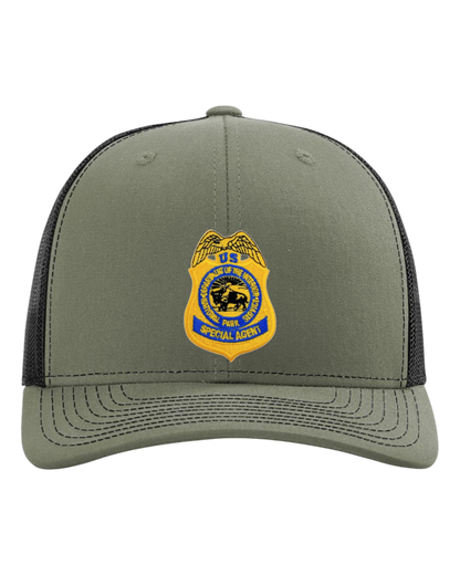 NPS BADGE ON RICHARDSON HAT