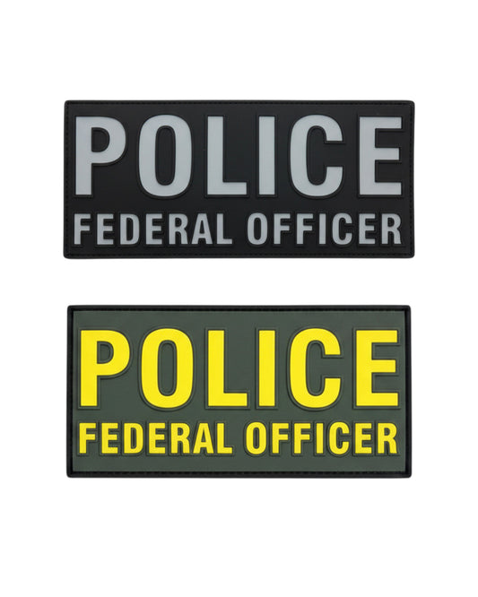 PVC POLICE FEDERAL OFFICER 9"X4"