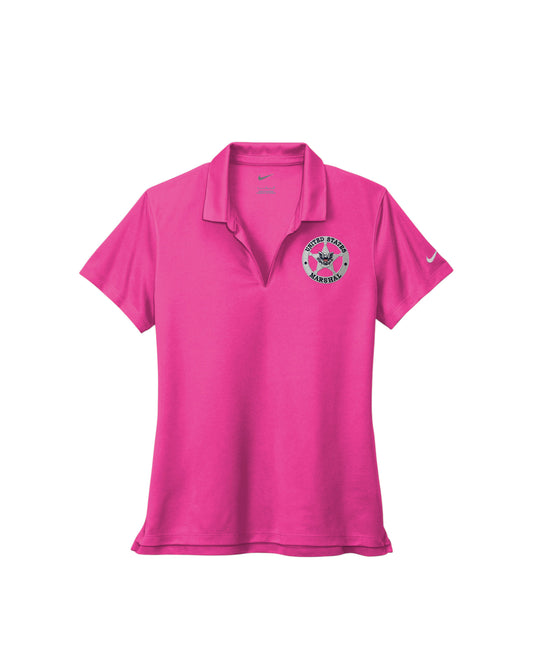 USMS STAR SILVER NIKE WOMEN'S DRI-FIT MICRO PIQUE 2.0 POLO NKDC1991
