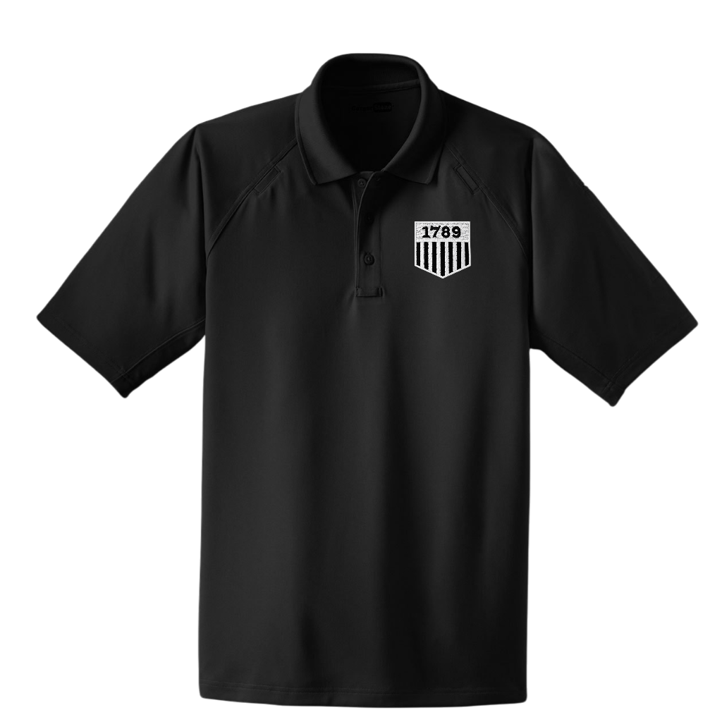 MEN'S CORNERSTONE TACTICAL POLO W/ EMB 1789 SHIELD-CS410 – Sally's Cop Shop
