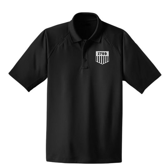 MEN'S CORNERSTONE TACTICAL POLO W/ EMB 1789 SHIELD-CS410