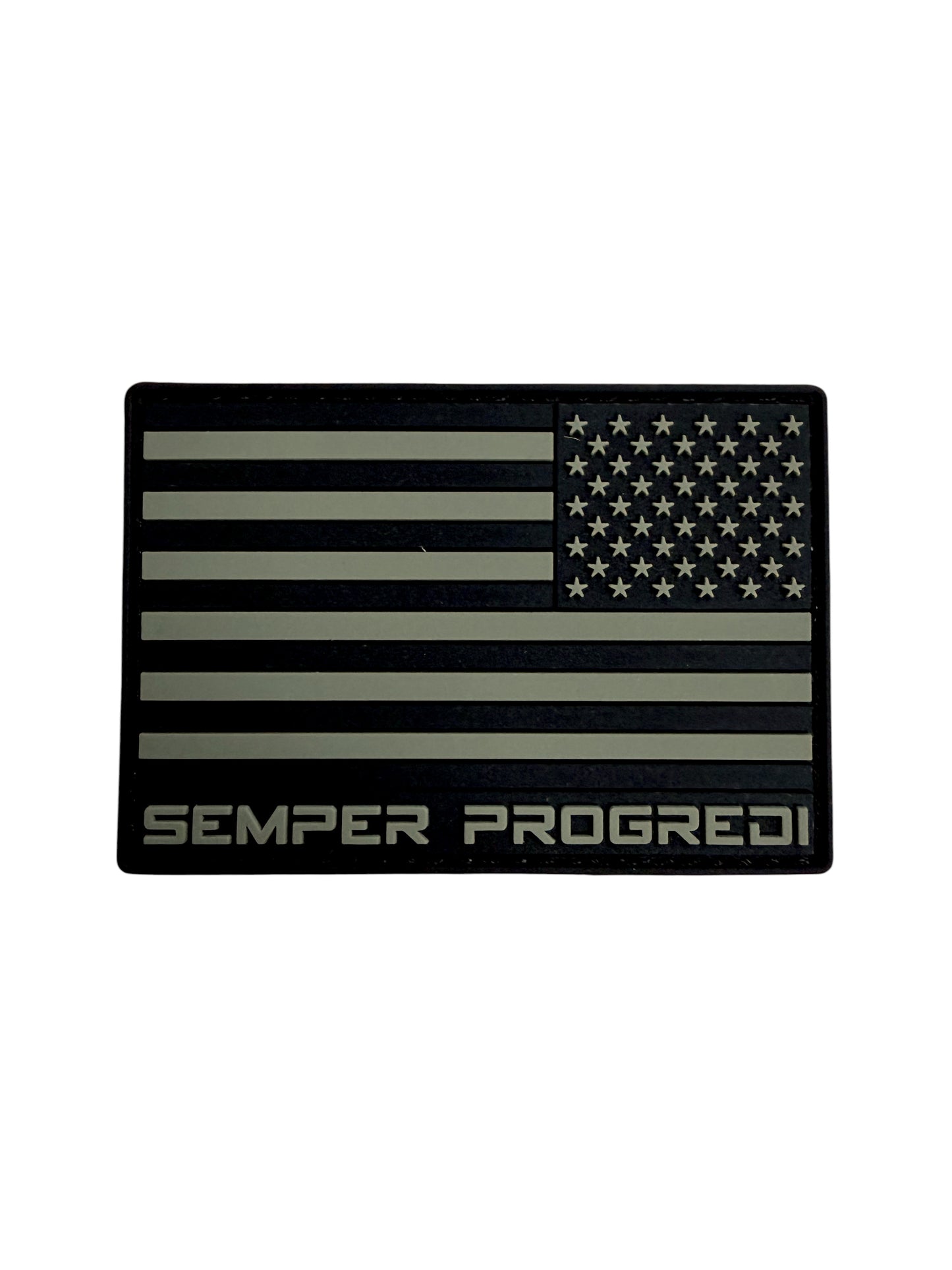 PVC SEMPER PROGREDI REV FLAG PATCH