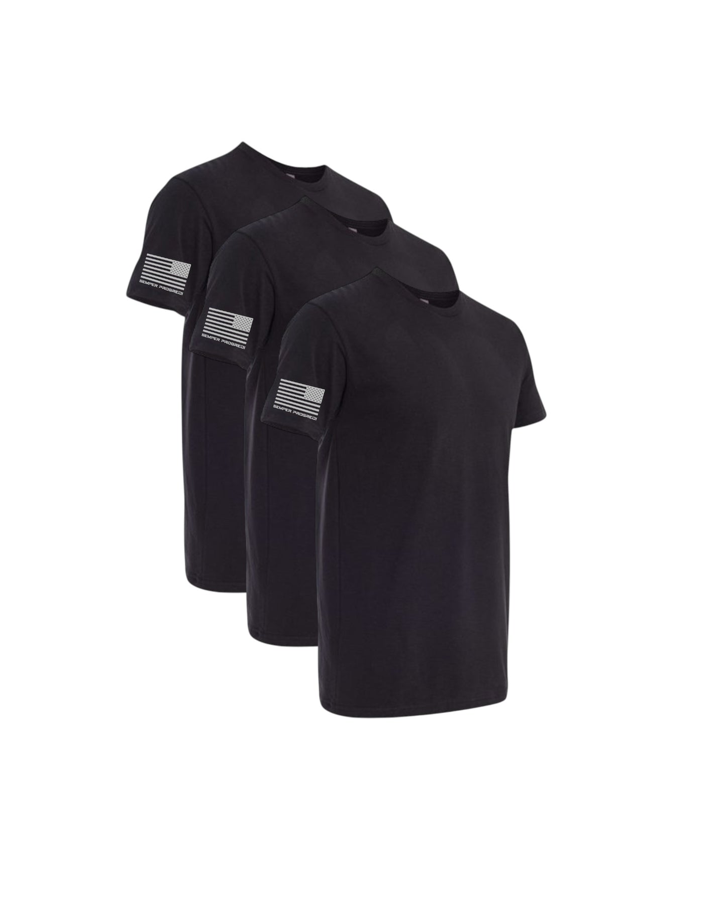 NEXT LEVEL 3 PACK SEMPER PROGREDI REV FLAG SHIRT-6410