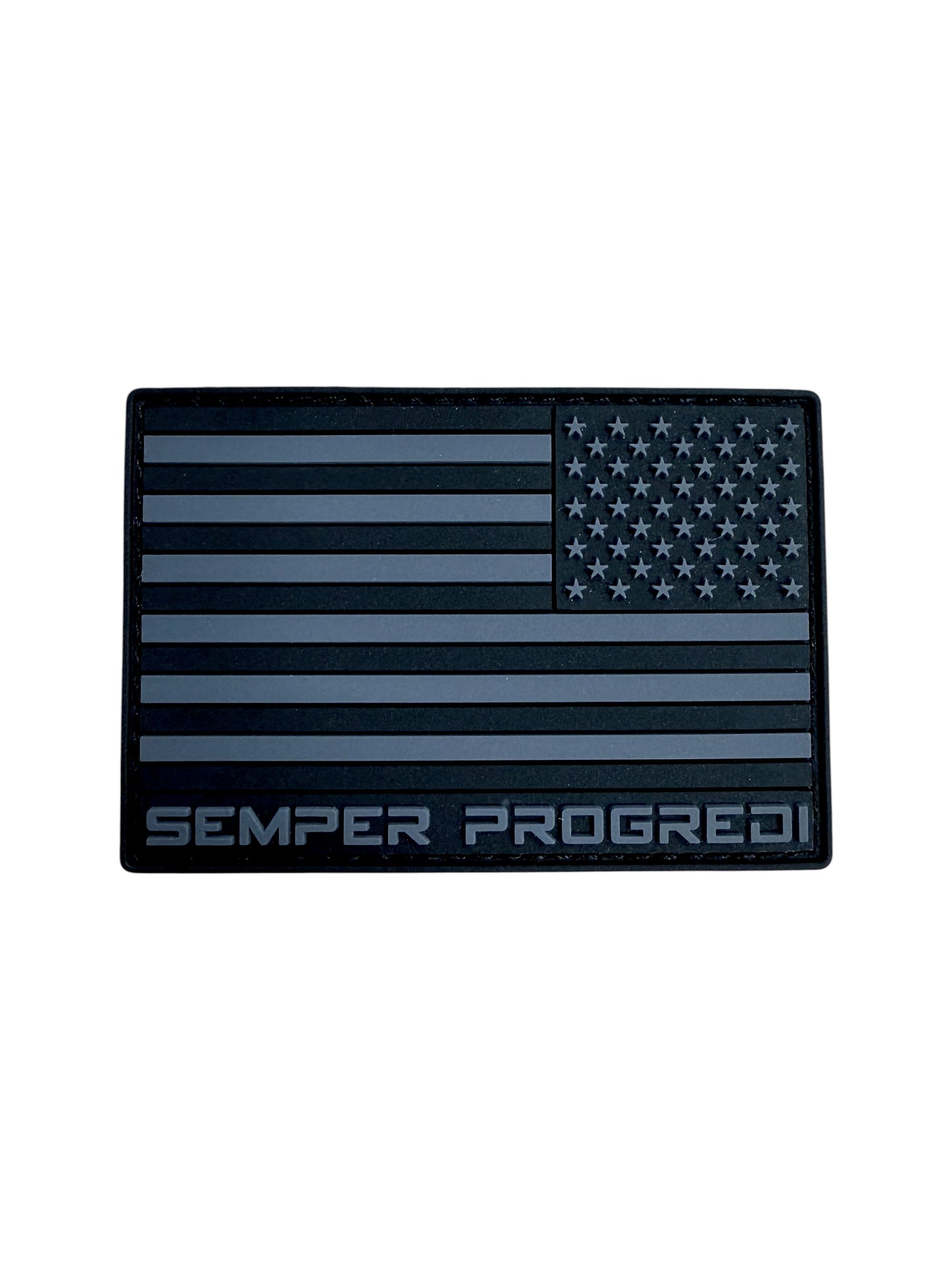 PVC SEMPER PROGREDI REV FLAG PATCH