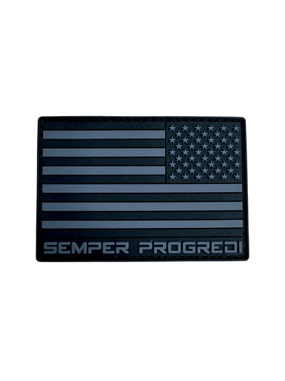 PVC SEMPER PROGREDI REV FLAG PATCH
