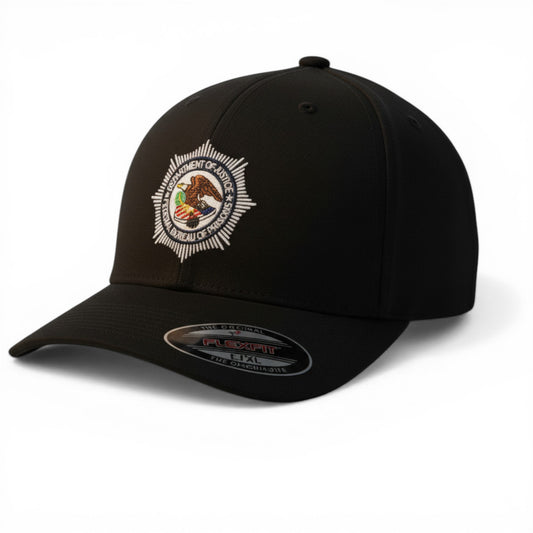 BOP EMBROIDERED BADGE or Seal ON FLEXFIT HAT