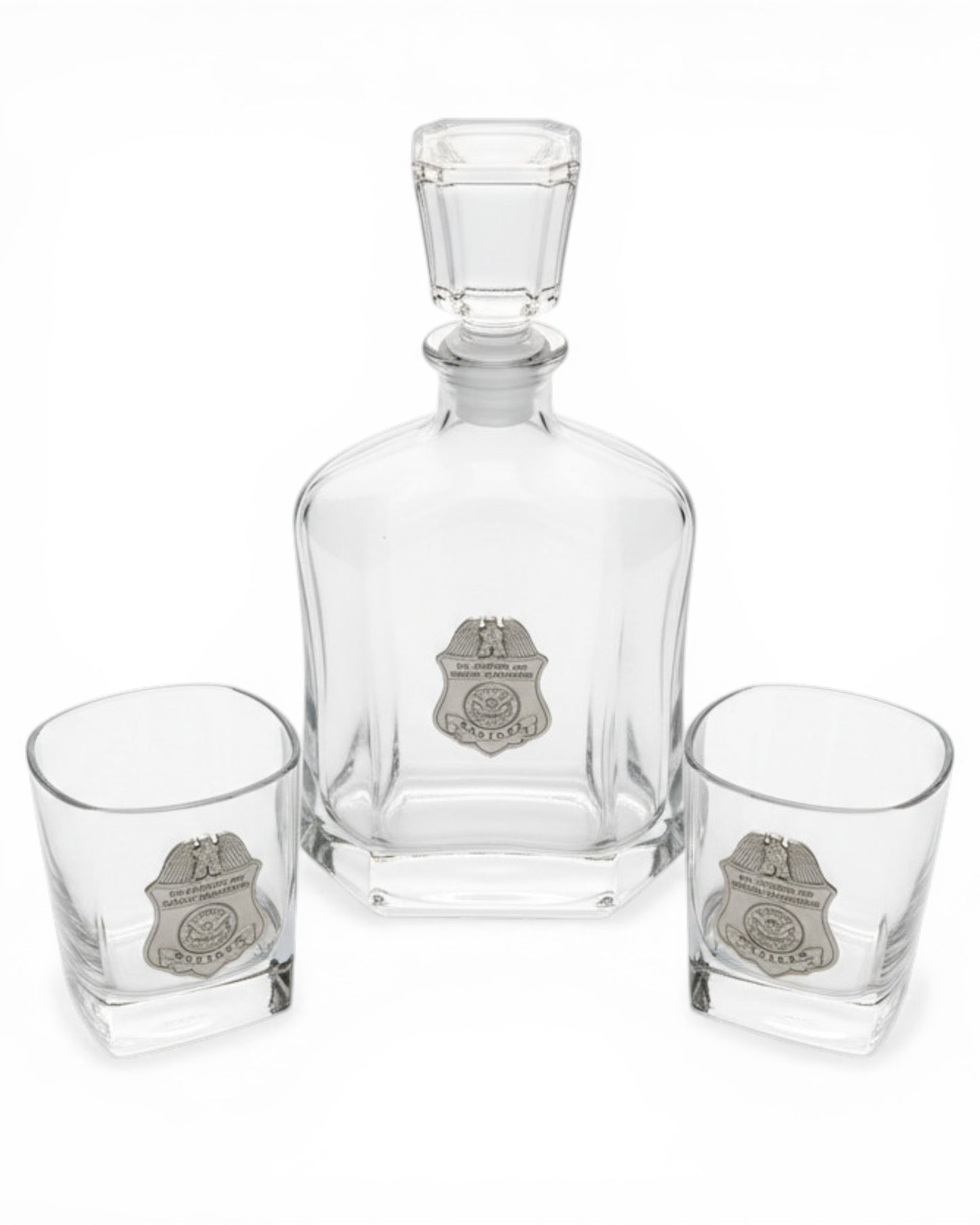 CBP PEWTER DECANTER SET