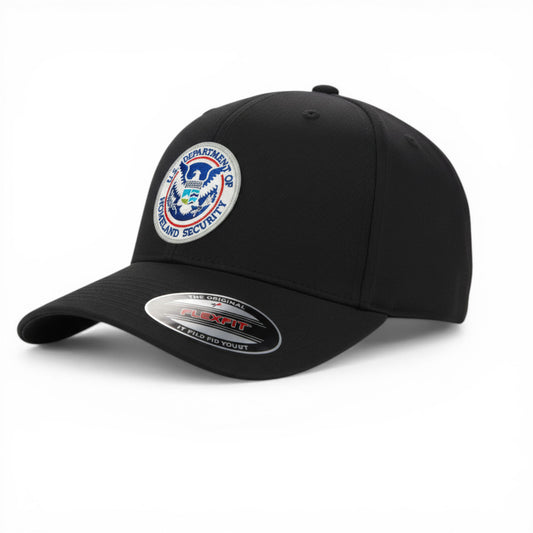 DHS SEAL EMBROIDERED FLEXFIT HAT