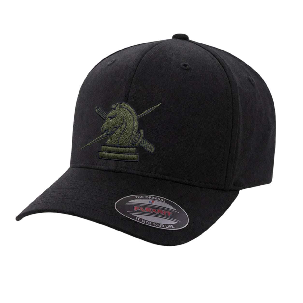 ICE FUGITIVE OPS (NO TEXT) EMBROIDERED ON FLEXFIT HAT