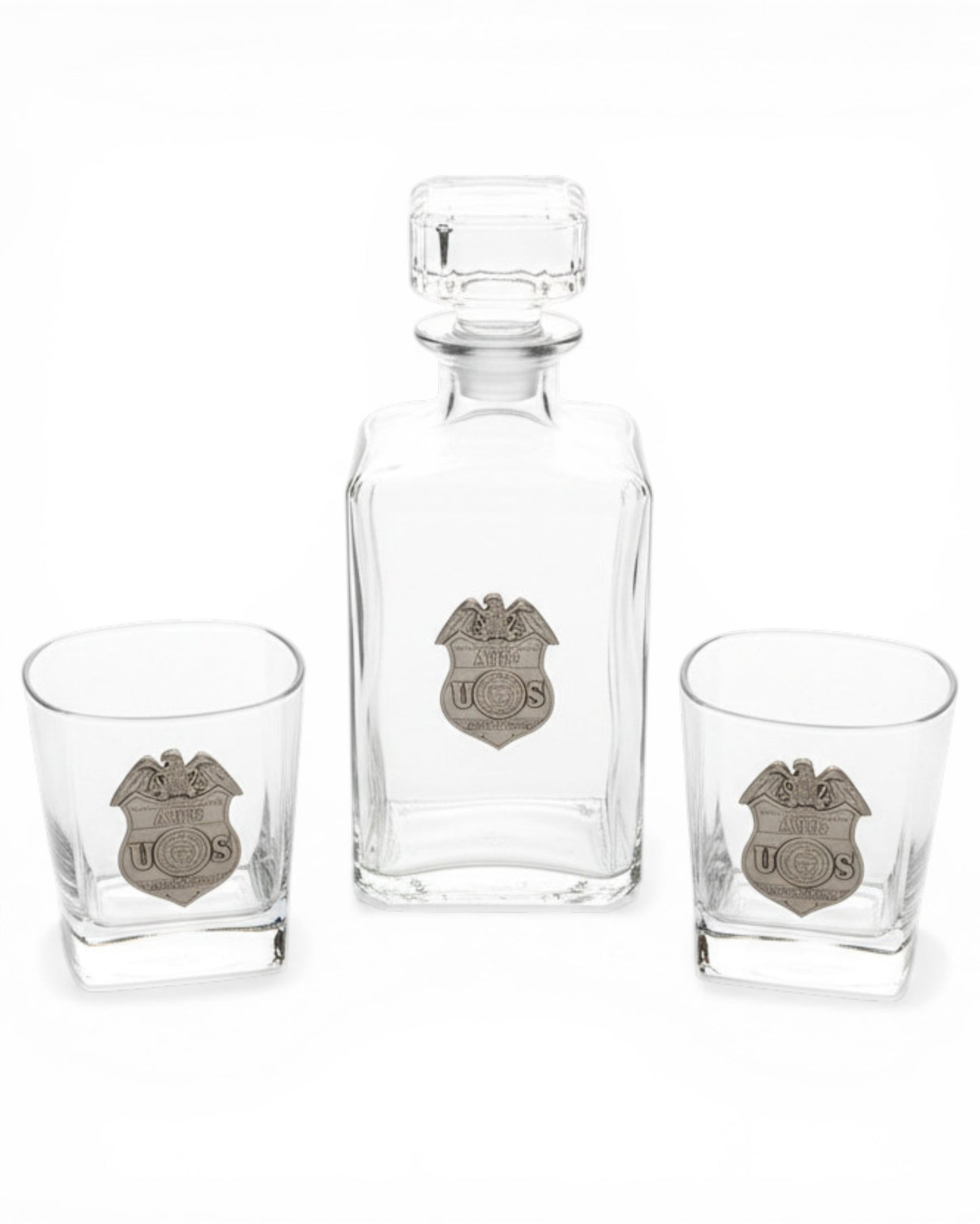 ATF PEWTER DECANTER SET