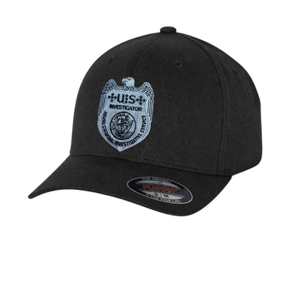 NCIS INVESTIGATOR GREY BADGE FLEXFIT HAT-6277