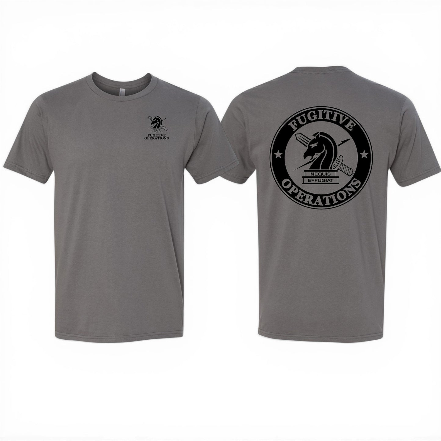 PRINTED ICE FUGITIVE OPS MADE IN THE USA FINE JERSEY T-SHIRT BA5000 CLEARANCE
