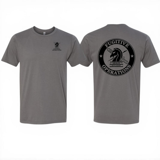 PRINTED ICE FUGITIVE OPS MADE IN THE USA FINE JERSEY T-SHIRT BA5000 CLEARANCE