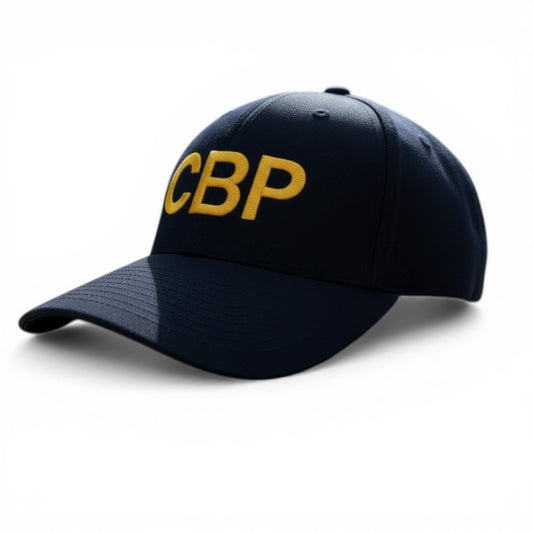 CBP GOLD LETTERS EMBROIDERED FLEXFIT HAT