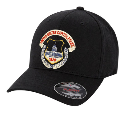 US CAPITOL POLICE SEAL EMBROIDERED ON FLEXFIT HAT