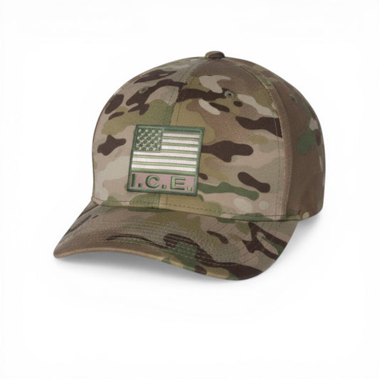 ICE FLAG MULTICAM FLEXFIT HAT