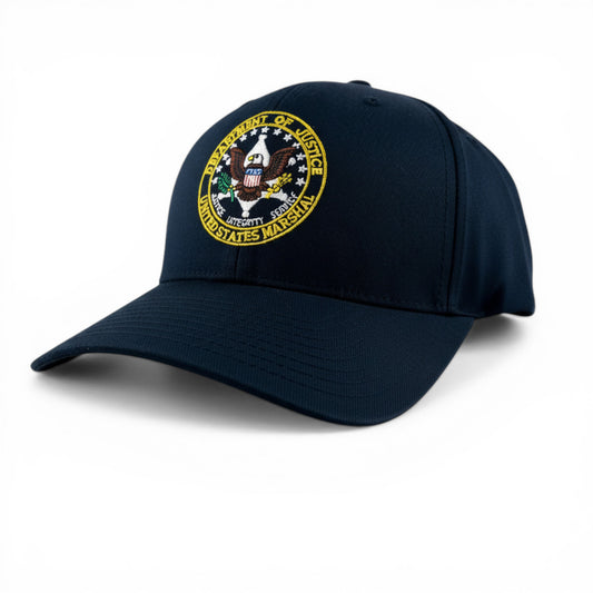 CLEARANCE USMS SEAL EMBROIDERED FLEXFIT HAT