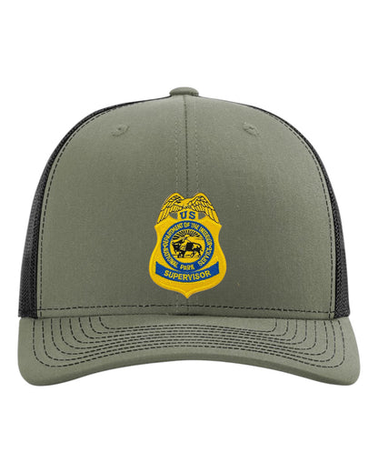 NPS BADGE ON RICHARDSON HAT