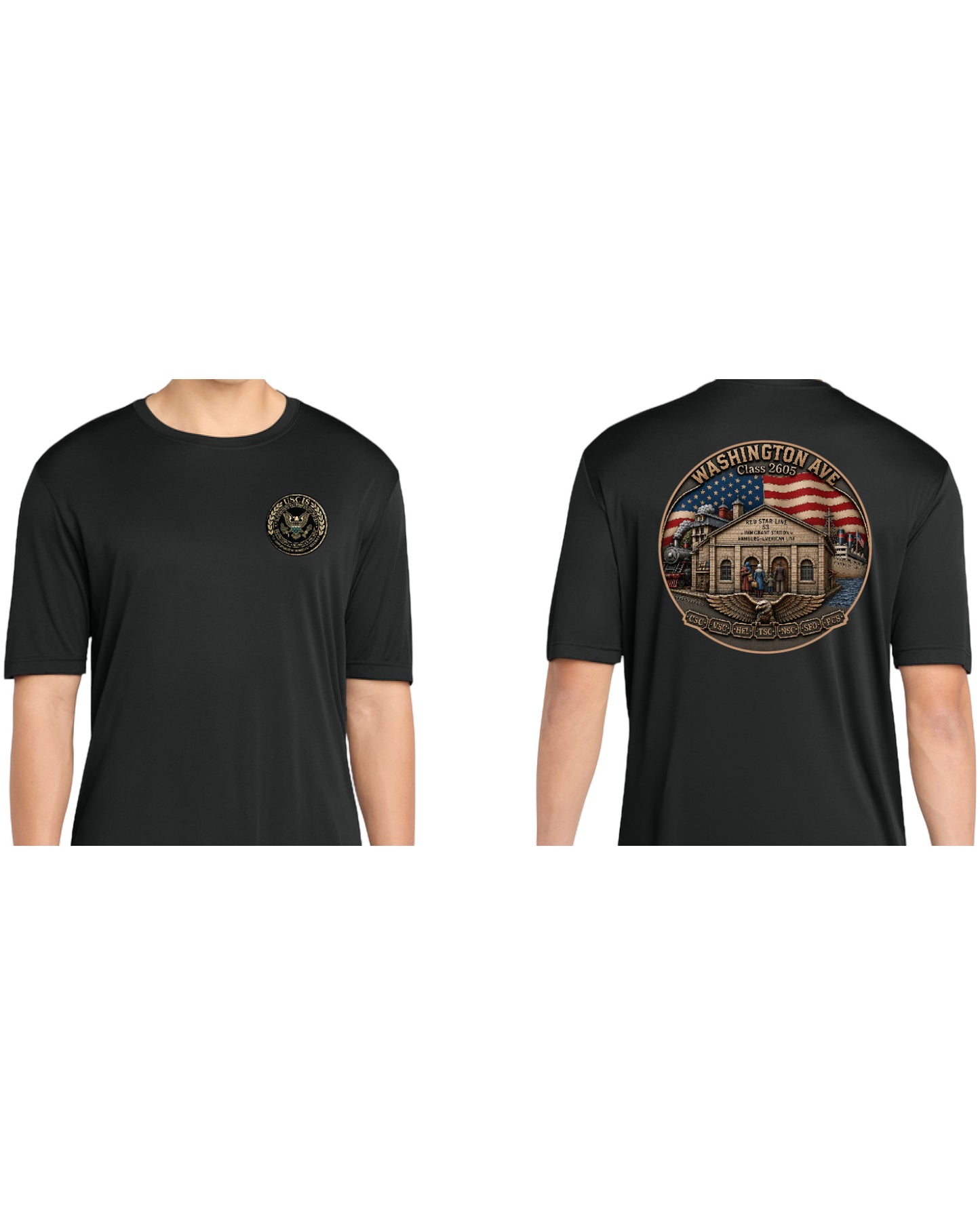 USCIS 2605 SHIRTS-BLACK