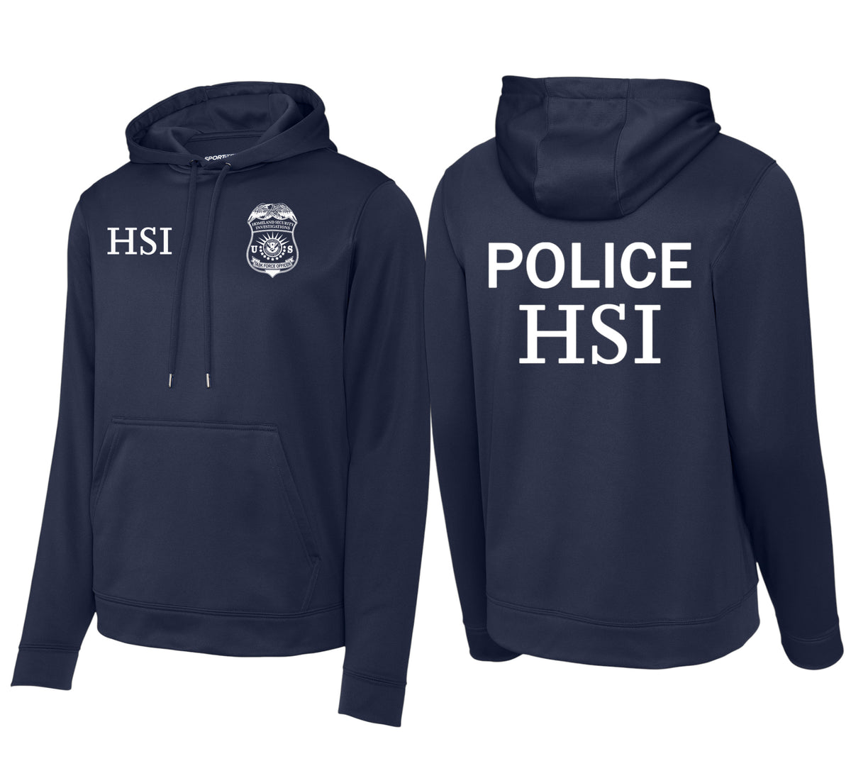 HSI TASK FORCE OFFICER WICKING HOODED SWEATSHIRT-F244