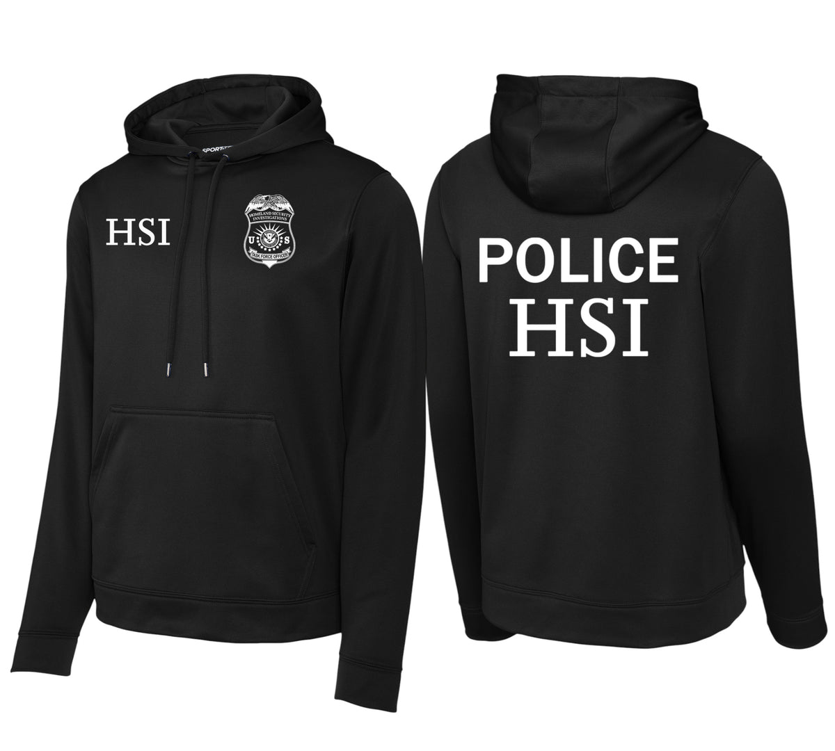 HSI TASK FORCE OFFICER WICKING HOODED SWEATSHIRT-F244