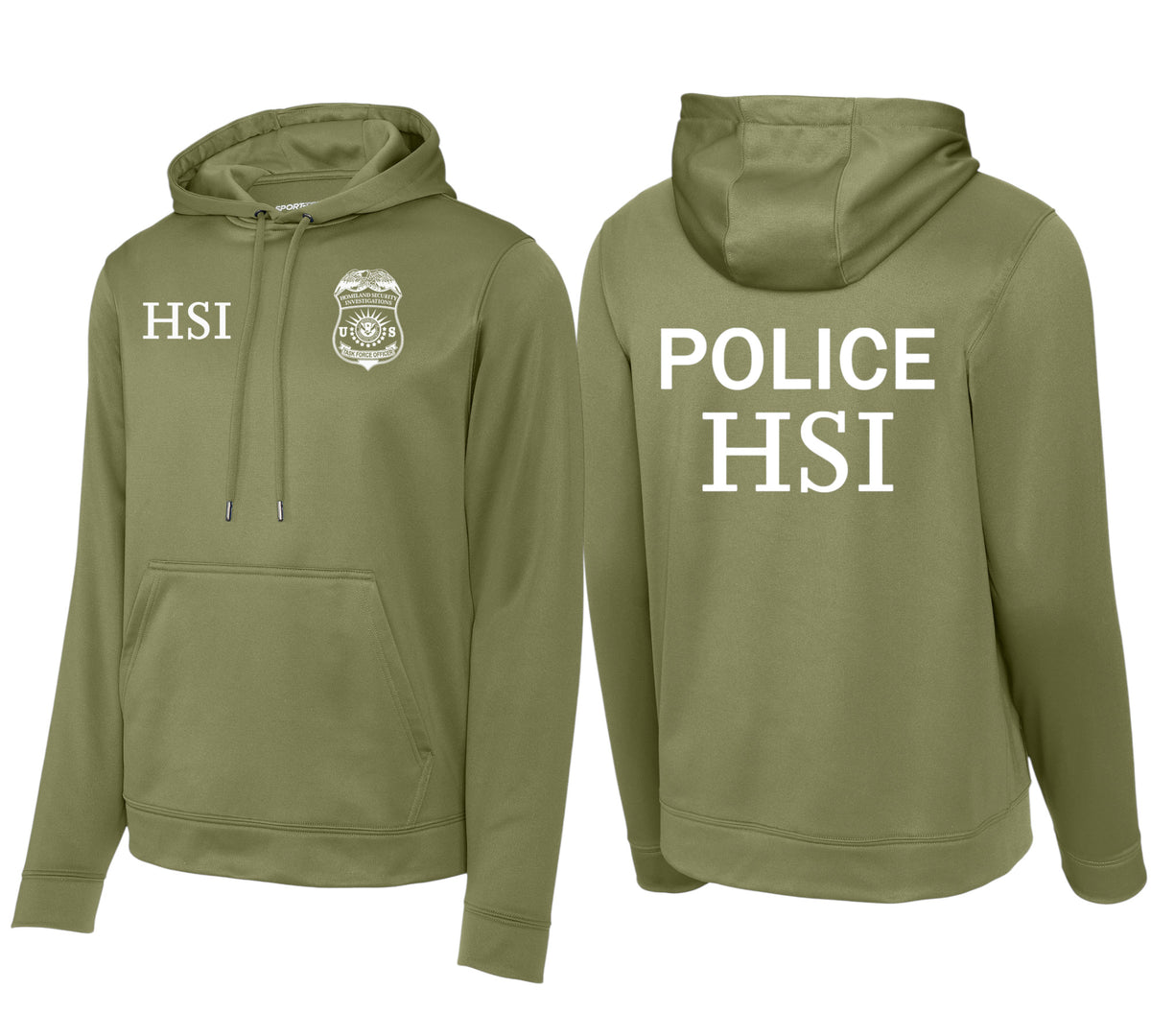 HSI TASK FORCE OFFICER WICKING HOODED SWEATSHIRT-F244
