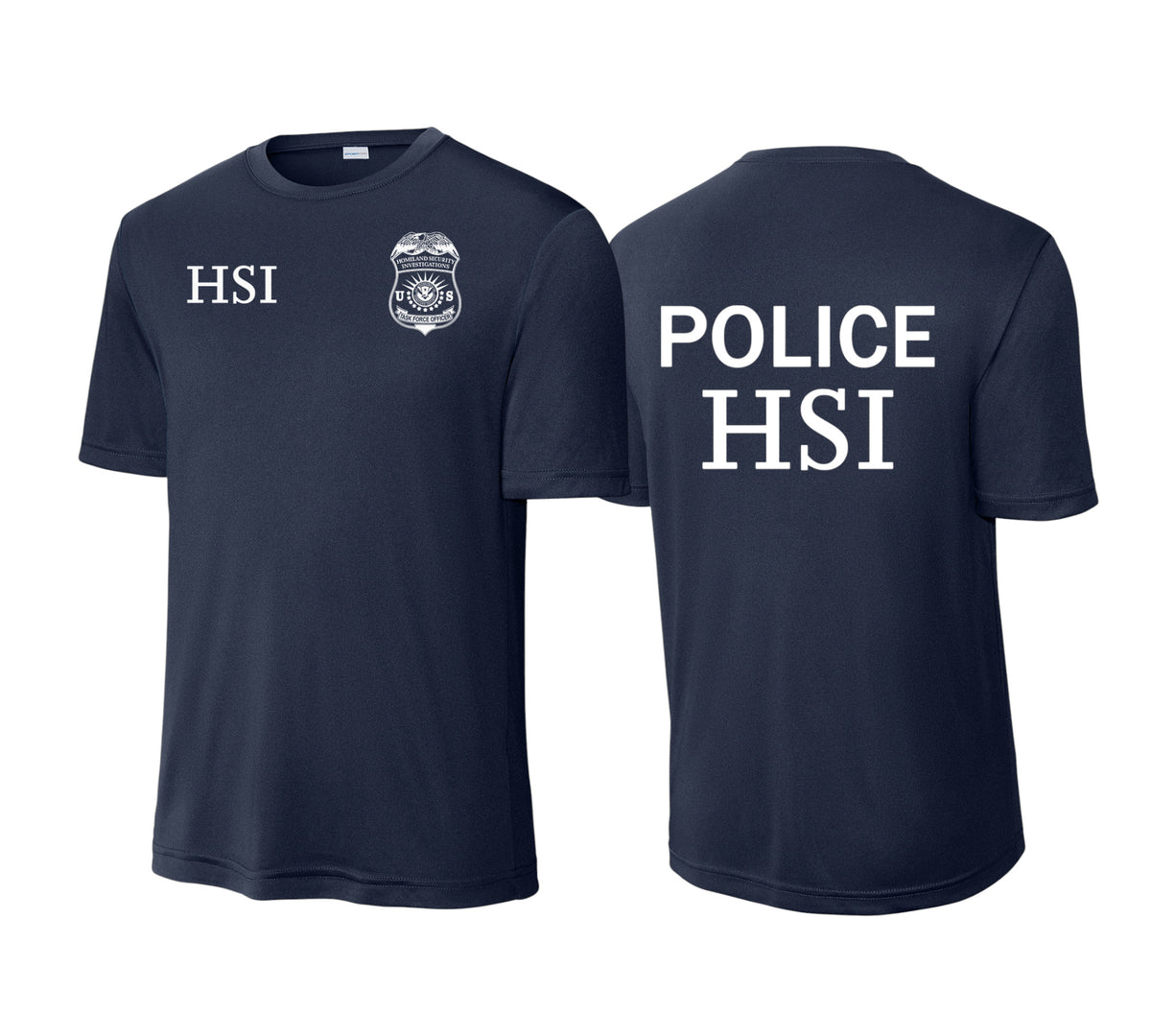 HSI TASK FORCE OFFICER WICKING RAID T-SHIRT-ST350
