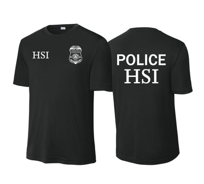 HSI TASK FORCE OFFICER WICKING RAID T-SHIRT-ST350