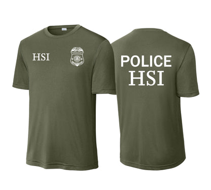 HSI TASK FORCE OFFICER WICKING RAID T-SHIRT-ST350