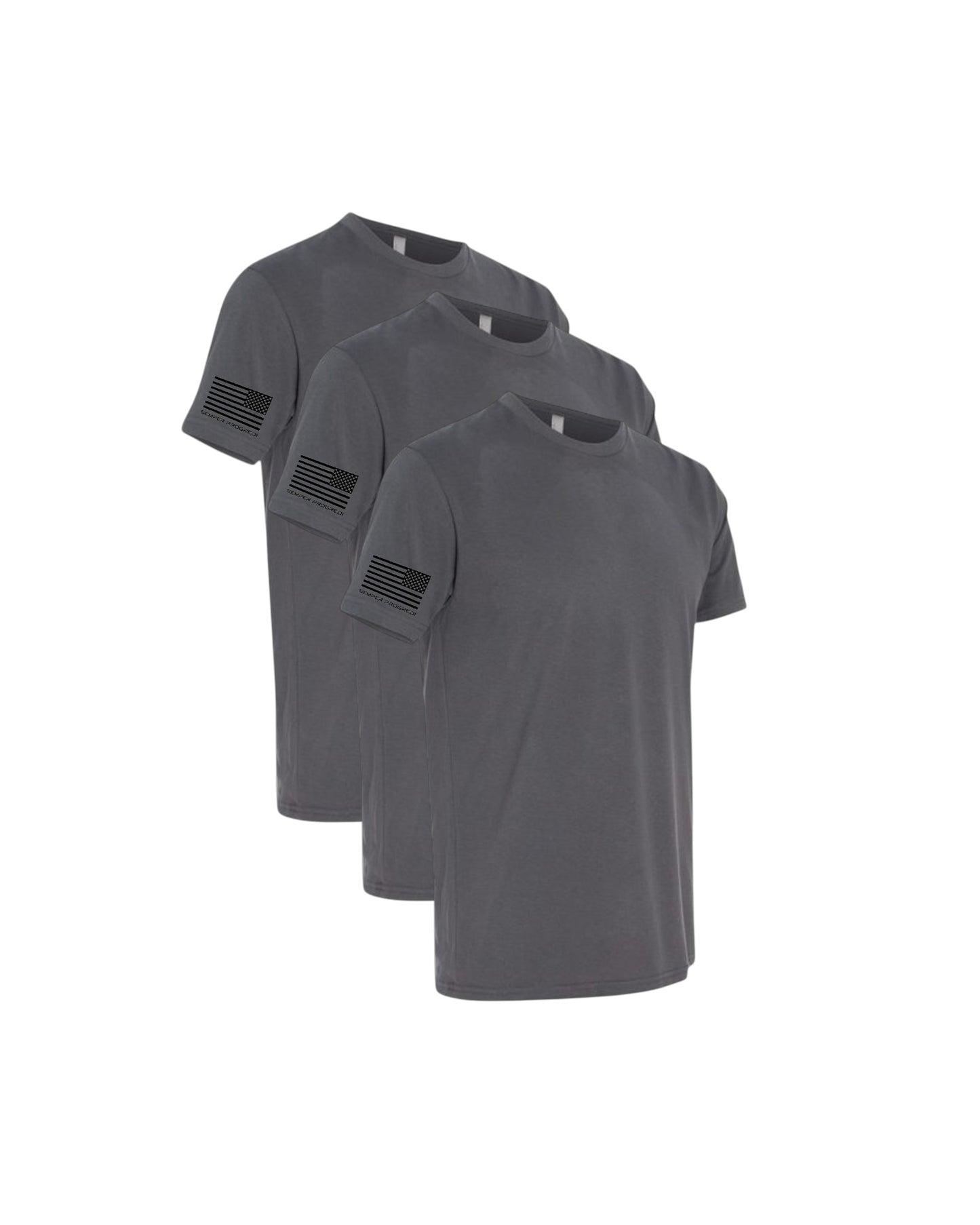 NEXT LEVEL 3 PACK SEMPER PROGREDI REV FLAG SHIRT-6410