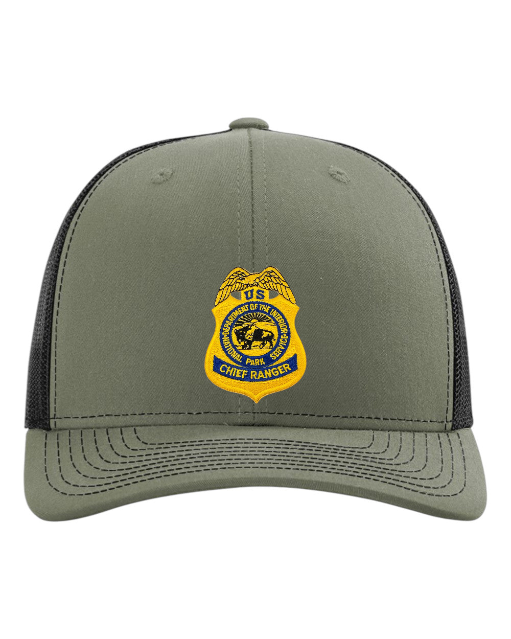 NPS BADGE ON RICHARDSON HAT
