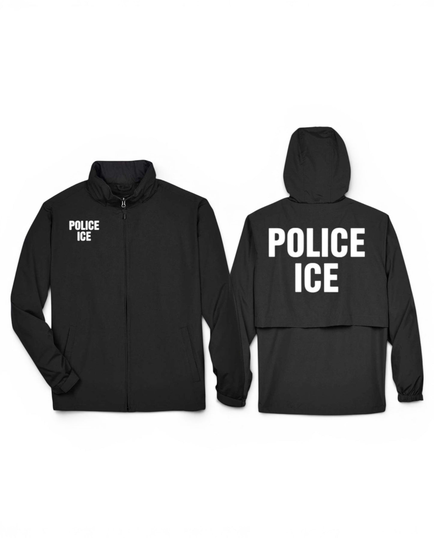 POLICE ICE RAID JACKET MEN'S TECHNO LITE NORTH END JACKET-88083 CLEARANCE