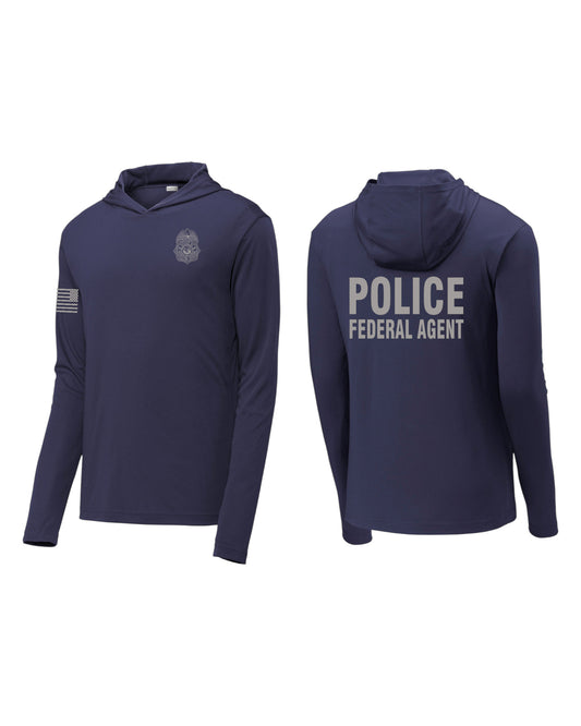 VA OIG BADGE PERFORMANCE AGENCY RAID HOODED PULLOVER-ST358