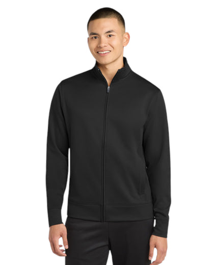 ST241 SPORT TEK FLEECE FULL ZIP JACKET MEN'S