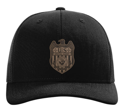 NCIS S/A LEATHERETTE PATCH ON RICHARDSON HAT-112