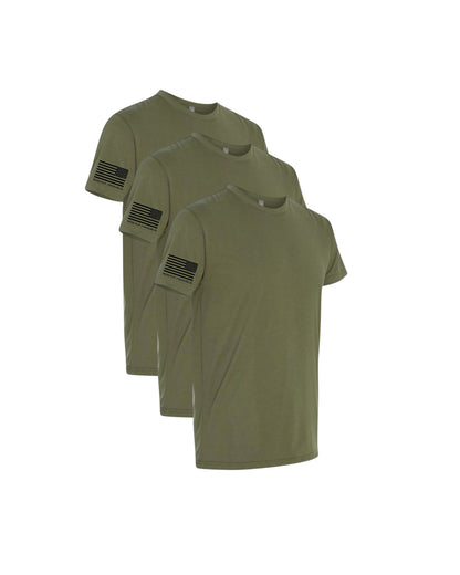 NEXT LEVEL 3 PACK SEMPER PROGREDI REV FLAG SHIRT-6410