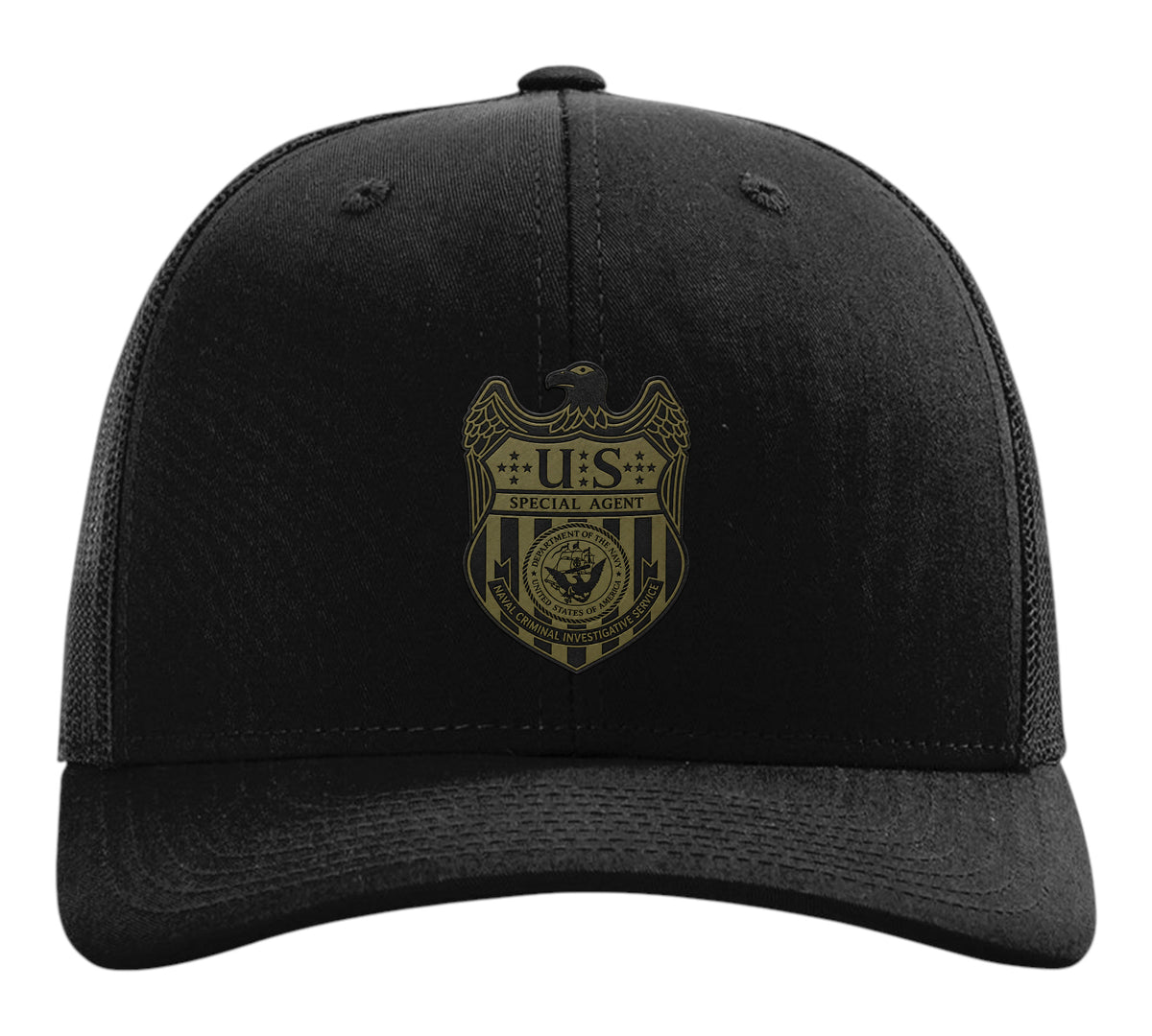 NCIS S/A LEATHERETTE PATCH ON RICHARDSON HAT-112