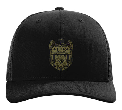 NCIS S/A LEATHERETTE PATCH ON RICHARDSON HAT-112