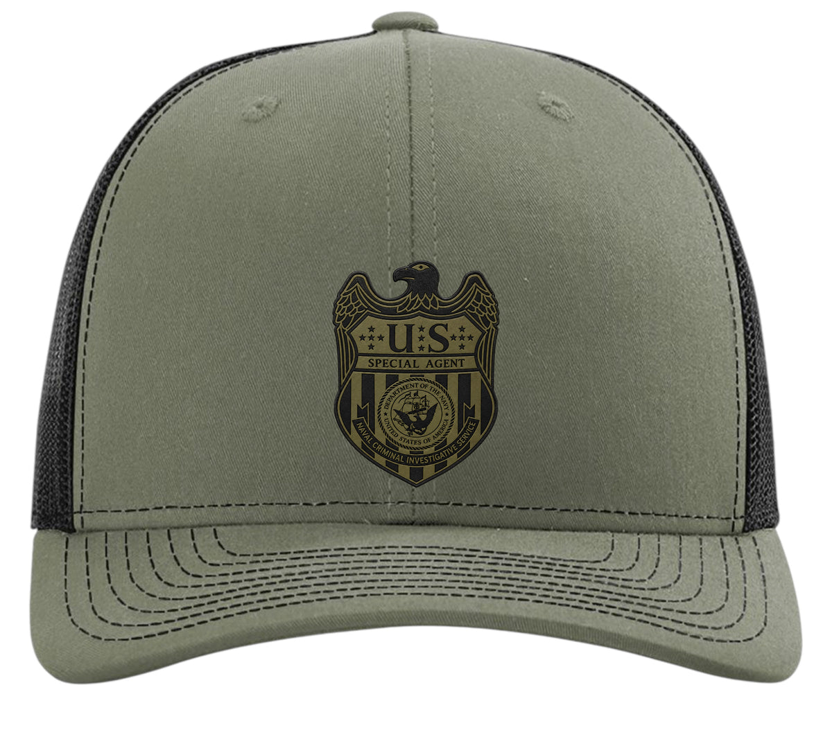 NCIS S/A LEATHERETTE PATCH ON RICHARDSON HAT-112