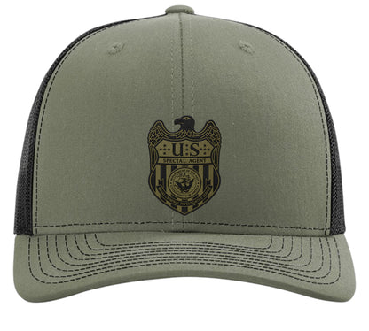 NCIS S/A LEATHERETTE PATCH ON RICHARDSON HAT-112