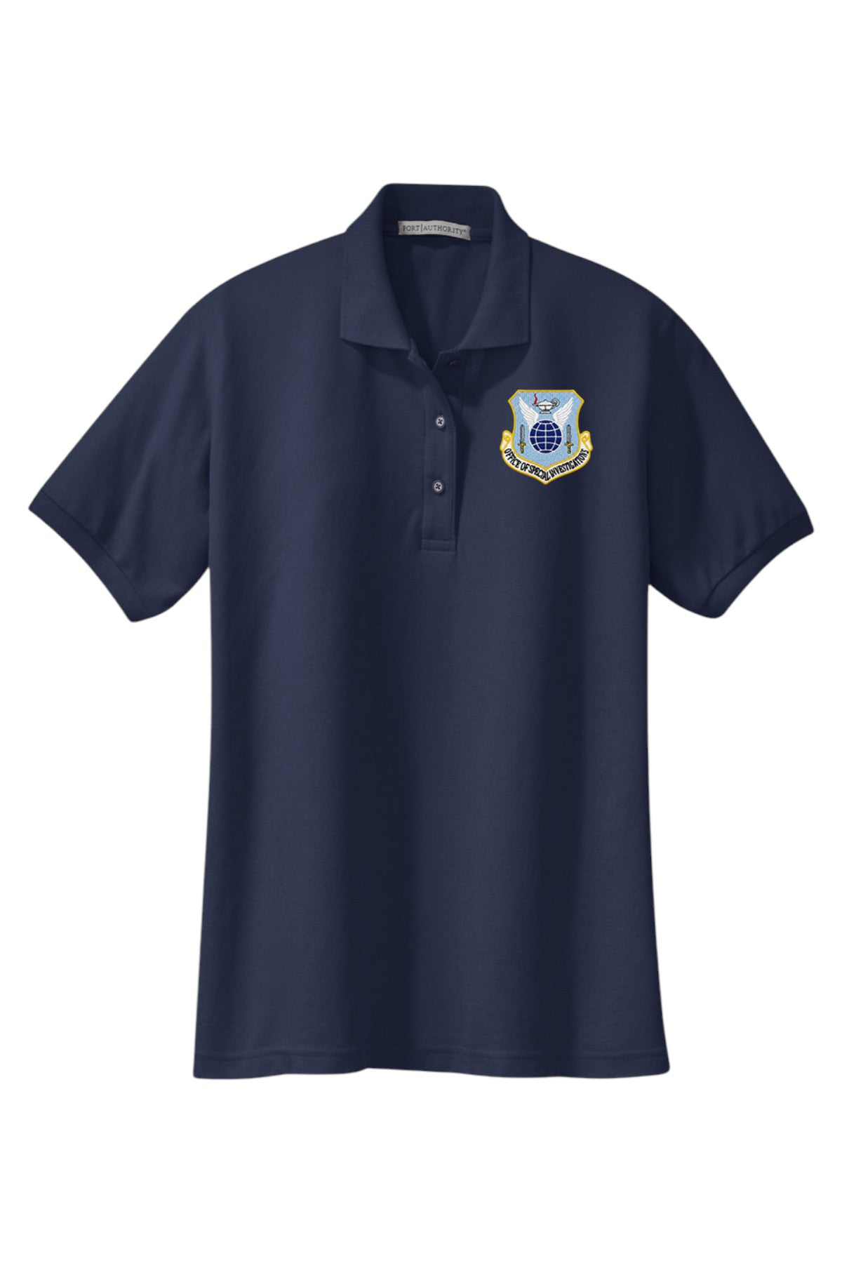 WOMEN'S AF OSI COMMAND SHIELD FULL COLOR PORT AUTHORITY POLO - L500