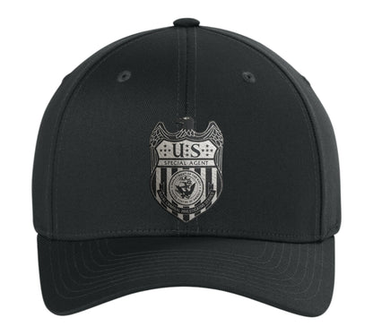 NCIS S/A LEATHERETTE PATCH ON FLEXFIT HAT-6277