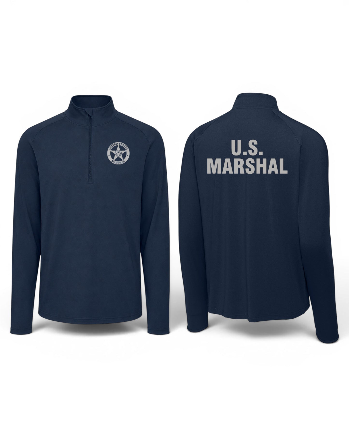 MEN'S USMS SPORT WICK STRETCH 1/2 ZIP PULLOVER-ST850