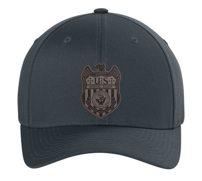 NCIS S/A LEATHERETTE PATCH ON FLEXFIT HAT-6277