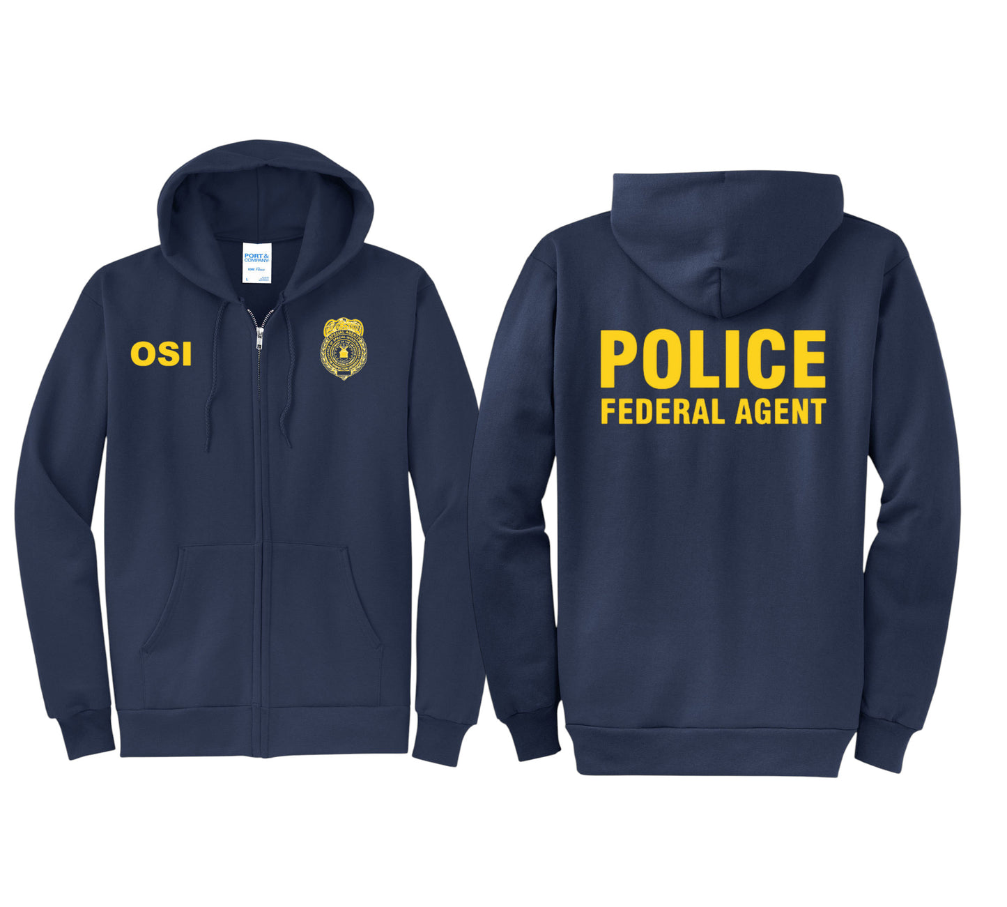 AF OSI RAID ZIP UP HOODIE SWEATSHIRT-PC78ZH