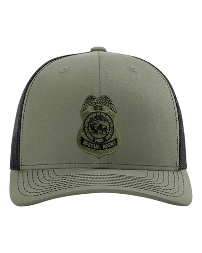 NPS BADGE ON RICHARDSON HAT
