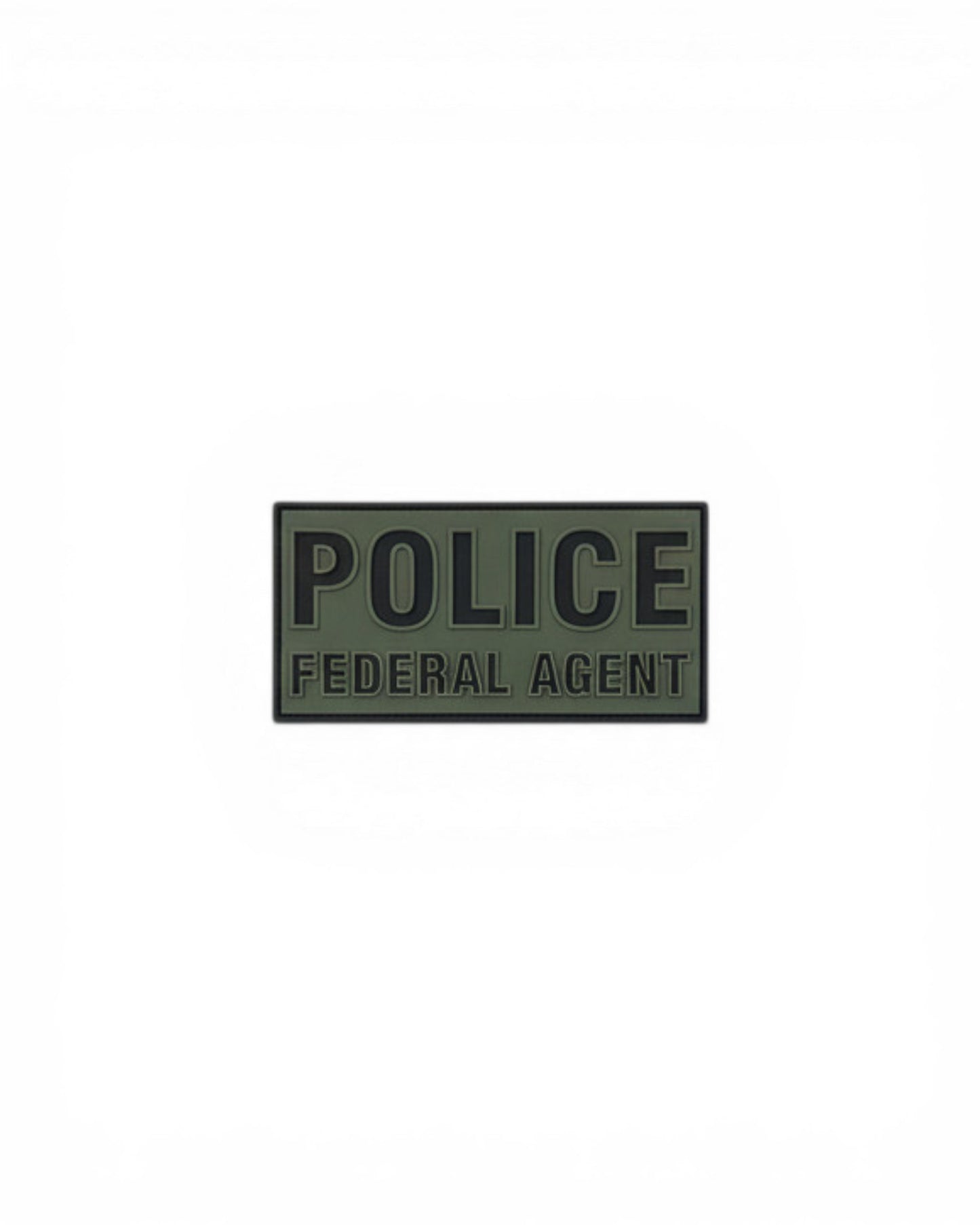 NEW! POLICE FEDERAL AGENT 6X3 PATCH